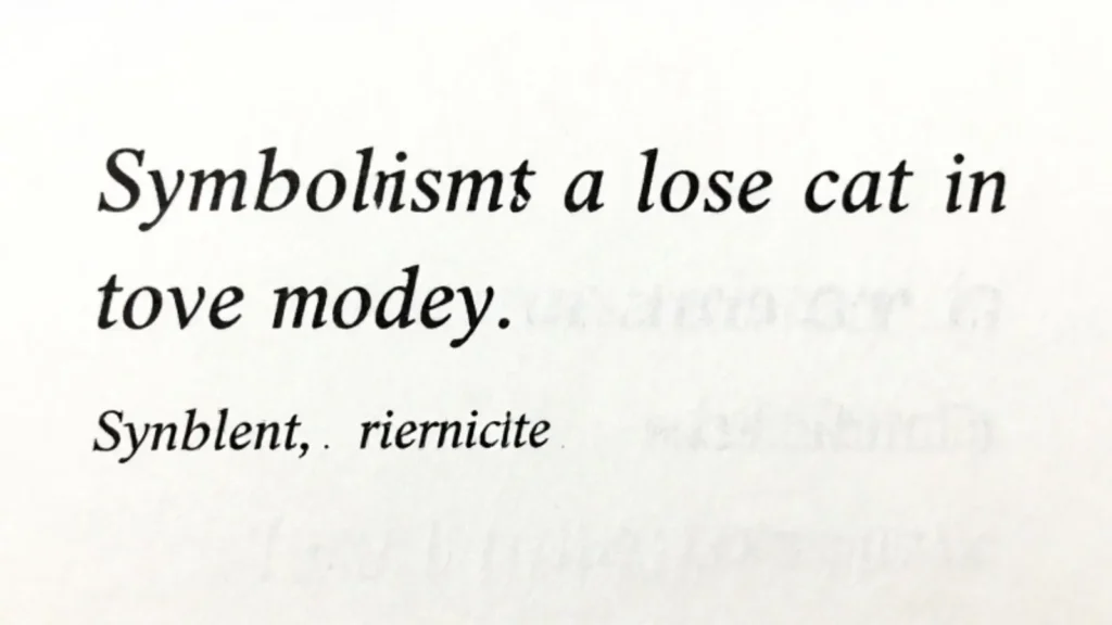 symbolism in a sentence